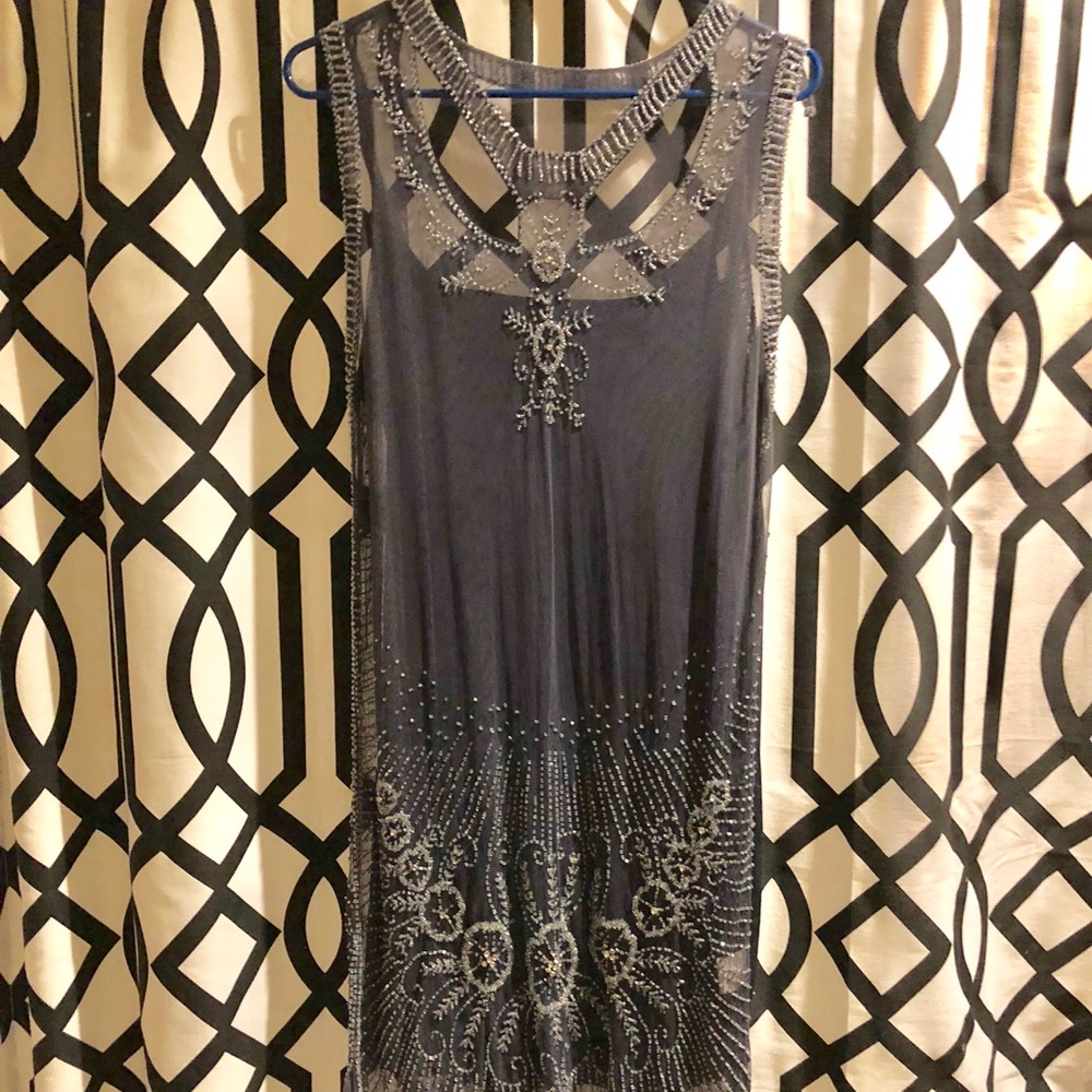 Sparkly hand beaded dress
